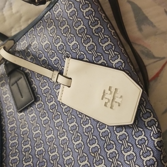 Tory burch Blue Gemini link tote Canvas - Picture 12 of 13